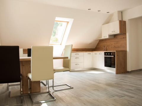 Kitchen or kitchenette, Dining area, oven