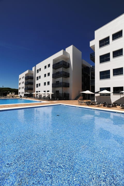 Property building, Patio, Swimming pool