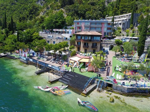 Property building, Bird's eye view, View (from property/room), Windsurfing, Lake view