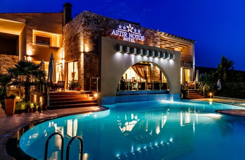 Swimming pool, Sunset