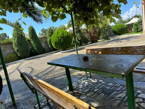 Patio, Dining area, Garden view