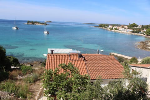 Property building, Facade/entrance, Bird's eye view, Sea view
