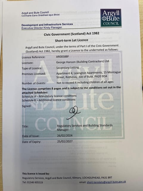 Lexington Apartments Apartment in Scotland