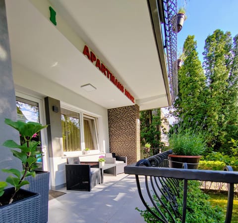 Property building, View (from property/room), Lobby or reception, Garden view