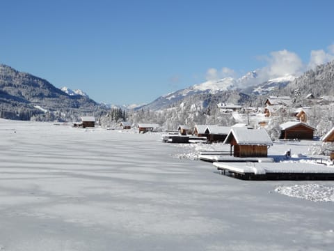 Day, Natural landscape, Winter, Mountain view
