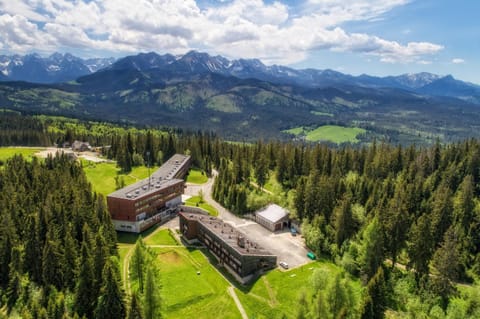 Natural landscape, Bird's eye view, Mountain view