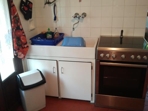 Kitchen or kitchenette, oven, stove