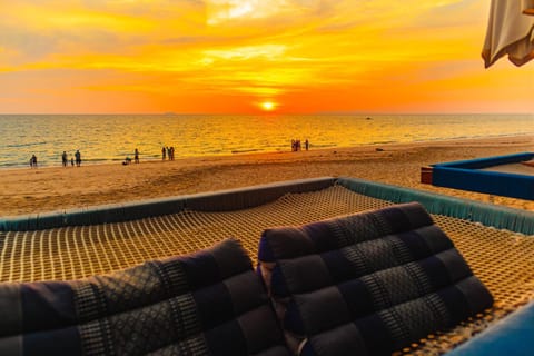 Seating area, Beach, Sunset