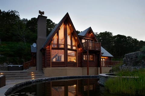 Night, Summer, On site, Garden view