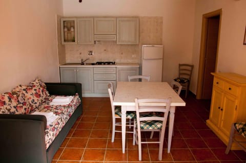 Kitchen or kitchenette, Living room, Dining area, stove