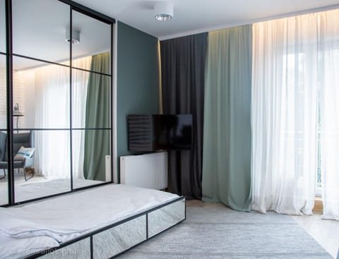 Bed, TV and multimedia, Living room