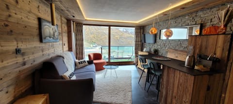 Grands studios vue sur lac Apartment in Tignes