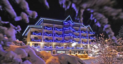 Facade/entrance, Night, Winter