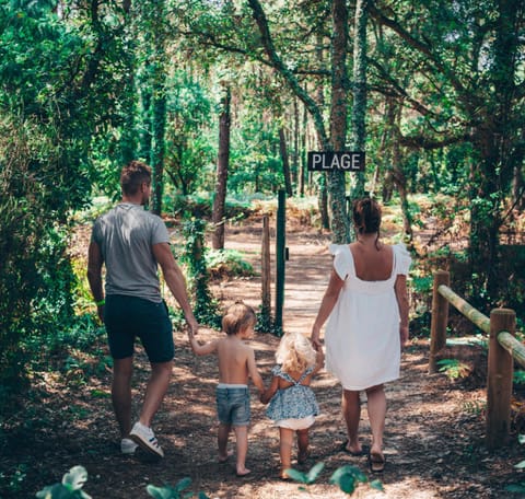 People, Natural landscape, Beach, Family