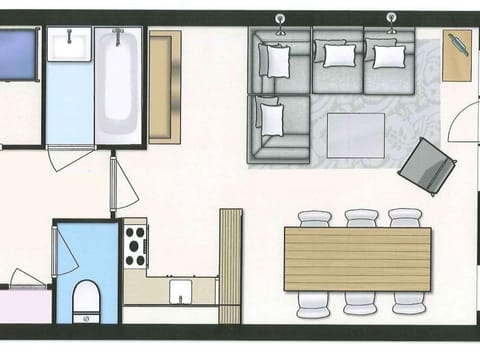 Duplex rénové 4 pièces, 6 pers., 2 balcons, casier à skis, ménage inclus - FR-1-291-791 Apartment in Les Avanchers-Valmorel