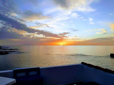 Natural landscape, Sea view, Sunset