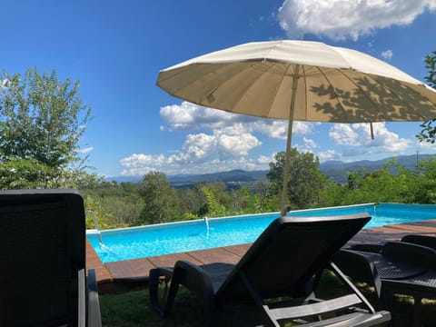 Natural landscape, Mountain view, Swimming pool