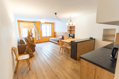 Kitchen or kitchenette, Living room, Dining area