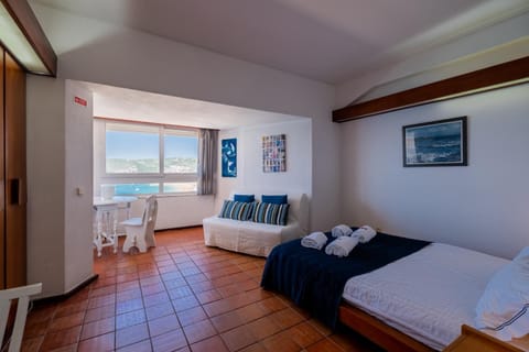 Seating area, Bedroom, Sea view