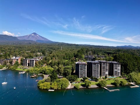 Property building, Natural landscape, Lake view, Mountain view