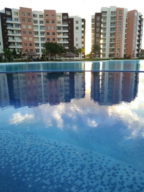 Autumn, On site, Pool view, Swimming pool, Swimming pool, Sunset