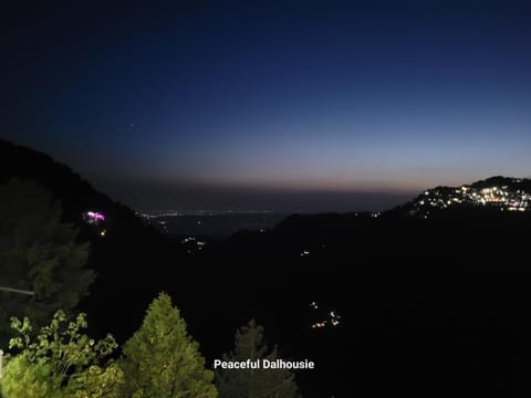 Night, Natural landscape, Mountain view, Sea view