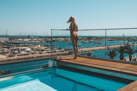 People, Pool view, Swimming pool