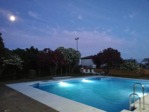 Swimming pool, Swimming pool, Sunset