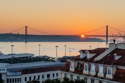 River view, Sunset