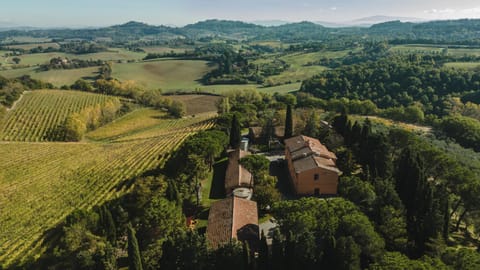 Property building, Natural landscape, Bird's eye view