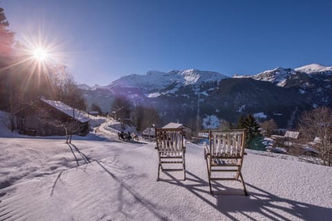 Winter, Balcony/Terrace, Mountain view