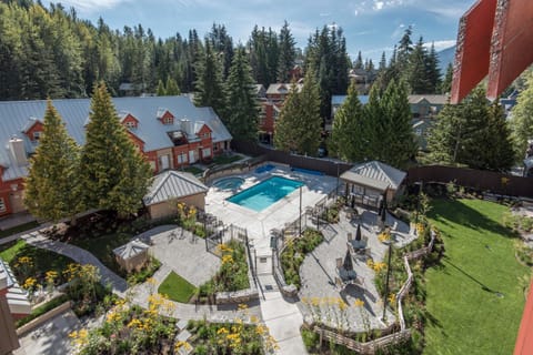 Spring, Bird's eye view, Summer, Autumn, Pool view