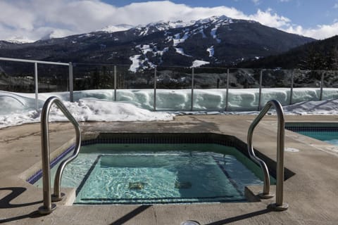 Winter, Mountain view, Swimming pool, Swimming pool