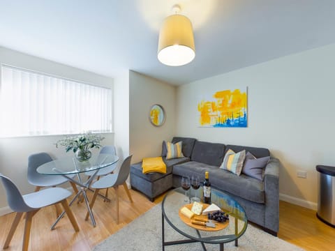 Living room, Seating area, Dining area