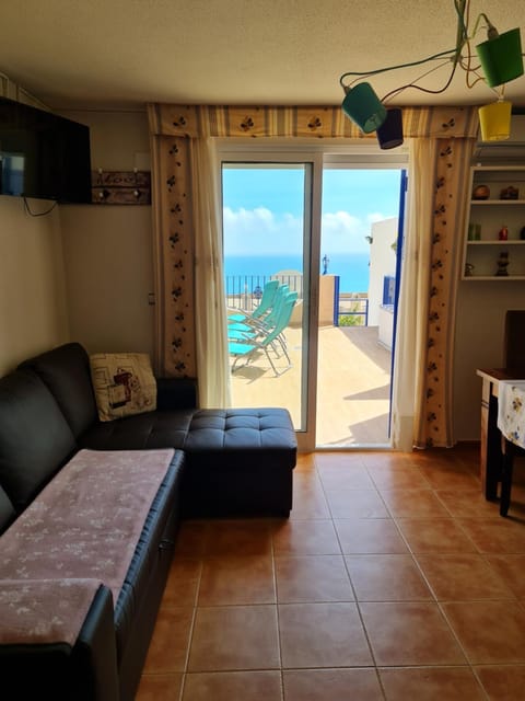 Living room, Seating area, Sea view