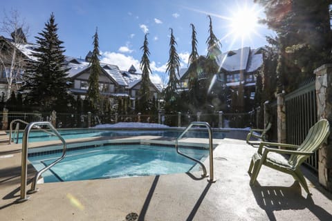 Winter, Pool view, Swimming pool