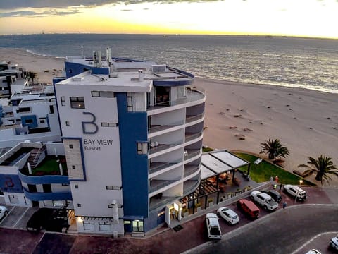 Property building, Bird's eye view, Beach, Sea view, Sunset