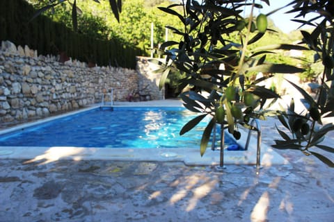 Summer, Garden view, Swimming pool, Sunset