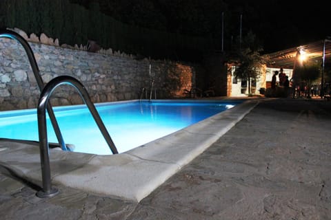 Night, Decorative detail, Swimming pool, Swimming pool