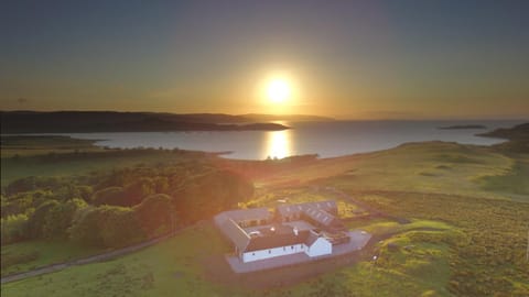 Natural landscape, Bird's eye view, Sunset