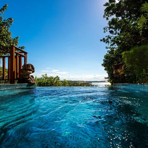 Day, Sea view, Swimming pool, Sunset