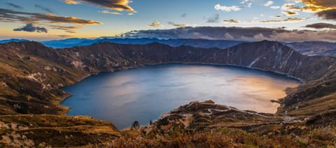 Natural landscape, Hiking, Mountain view, Sunset