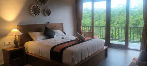 Bed, Natural landscape, View (from property/room), Balcony/Terrace, Photo of the whole room, Bedroom