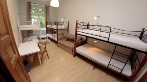 Photo of the whole room, bunk bed