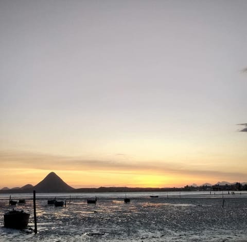 Nearby landmark, Natural landscape, Beach, Beach, Mountain view, Sunset