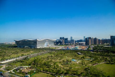 Nearby landmark, Day, Natural landscape, Bird's eye view, City view