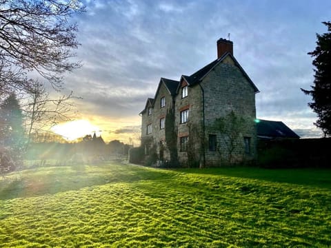 Property building, Garden, Sunrise