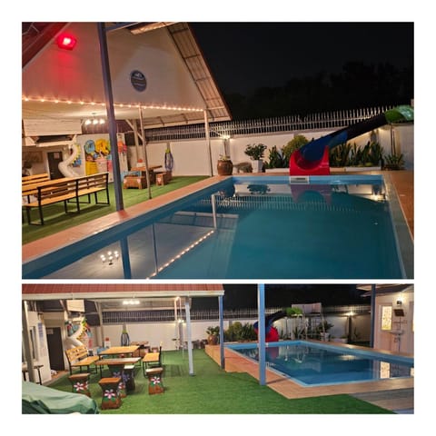 Property building, Restaurant/places to eat, Seating area, On site, Swimming pool, children, young children, older children, Family