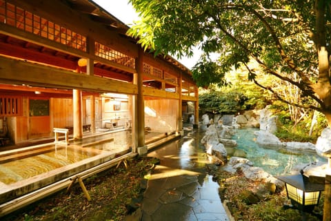 Hot Spring Bath, Open Air Bath, Public Bath