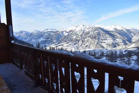 Natural landscape, Winter, View (from property/room), Balcony/Terrace, Mountain view